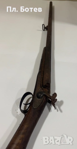 Стара двуцевна капсулна пушка, снимка 7 - Антикварни и старинни предмети - 54140081