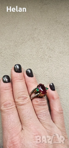 Сребърни пръстени , снимка 15 - Пръстени - 53984889