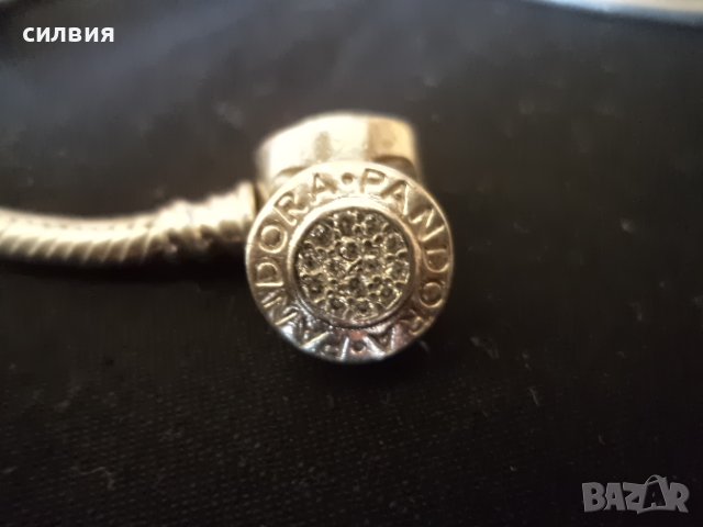 сребърна гривна Пандора, снимка 7 - Колиета, медальони, синджири - 38268206