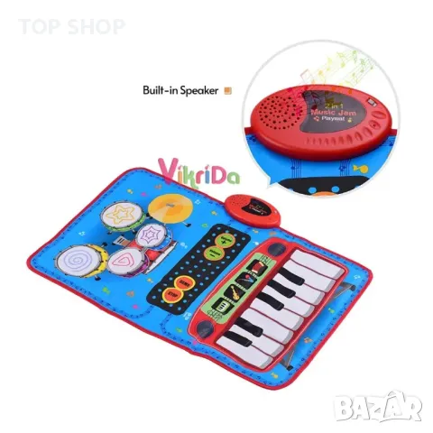 Детско музикално килимче Kiditos 2 в 1, снимка 5 - Музикални играчки - 49217157