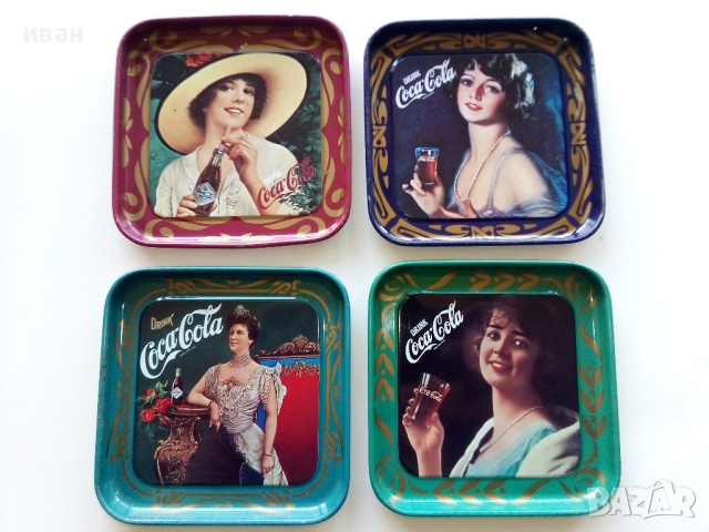 Стари метални подложки или капаци за кутии "Кока Кола", снимка 1 - Колекции - 44733190