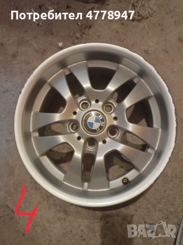 BMW лети джанти 16 цола , снимка 2 - Гуми и джанти - 53992064