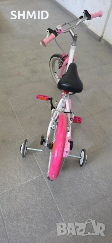 Колело за момиче розово модел Kids Bike Btwin 16 inch Doctor Girl 500 (4-6 years) - Pink, снимка 4 - Велосипеди - 54100078