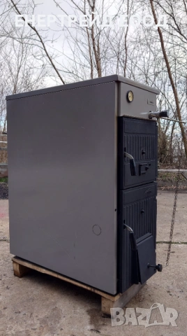 Чугунен котел на твърдо гориво Симе/Sime Solida 8, 40 kW , снимка 2 - Отоплителни печки - 53045897