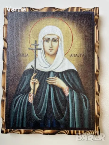 Икона върху застарено дърво, снимка 5 - Икони - 49095799