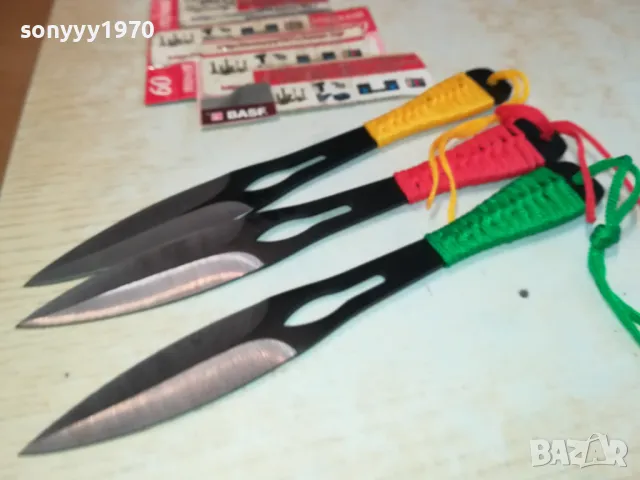 ТРИ НОЖА ЗА КОЛЕКЦИЯ ИЛИ ПОЛЗВАНЕ 2102251037, снимка 10 - Ножове - 49218627