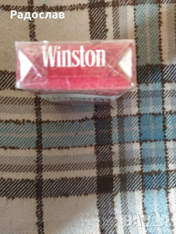 Стара празна кутия от цигари Winston U.S.A., снимка 3 - Колекции - 54112867