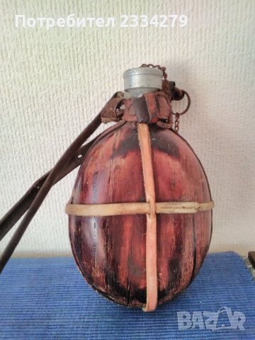 Военни стари манерки от алуминий и дърво, снимка 4 - Антикварни и старинни предмети - 36965422