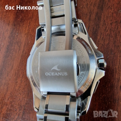 Casio Oceanus OCW-G2000-1AJF GPS,Bluetooth,Sapphire Cristal., снимка 7 - Мъжки - 52736251