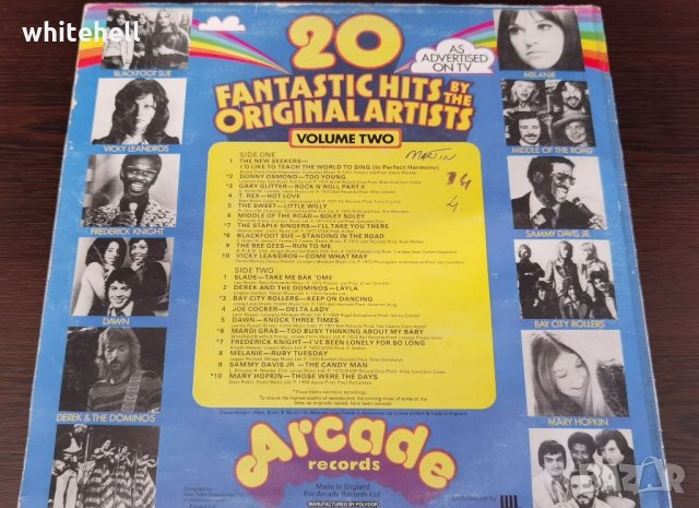 20 Fantastic Hits by the Original Artists - грамофонна плоча, снимка 2 - Грамофонни плочи - 35493087