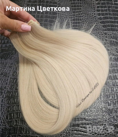 100 % Естествена славянска коса + ПОДАРЪК , снимка 3 - Аксесоари за коса - 52316520