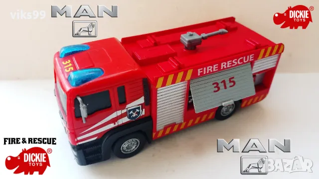 Пожарна Simba Dickie Toys MAN Fire Rescue, снимка 1