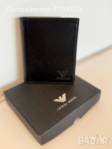 Мъжки портфейл. ARMANI, снимка 2 - Портфейли, портмонета - 53181781
