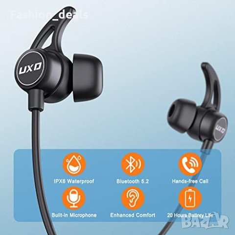 Нови Безжични UXD Bluetooth слушалки водоустойчиви Спорт Фитнес , снимка 4 - Bluetooth слушалки - 42024005