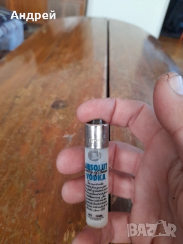 Стара запалка Clipper Vodka Absolut, снимка 4 - Други ценни предмети - 53248027