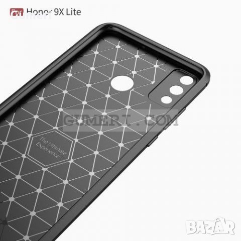Huawei Honor 9X Lite - Карбонов Удароустойчив Гръб, снимка 10 - Калъфи, кейсове - 32104648