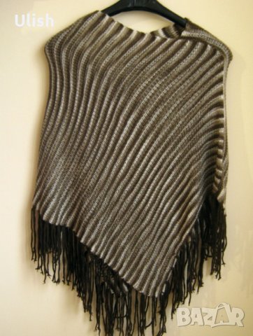 Дамски шал пончо от вълна на лама Peruvian Collection, снимка 2 - Шалове - 30686769