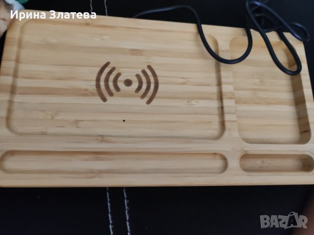 Бамбукова зарядна дъска, снимка 2 - Друга електроника - 37418121