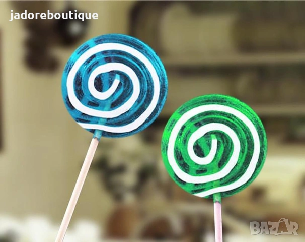 Силиконов молд Кръгли близалки Lolipop, снимка 3 - Форми - 54074255