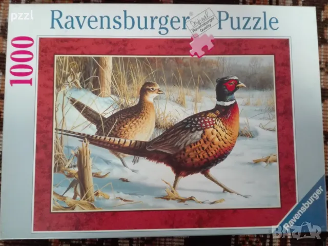 [неналичен] Пъзел "Fasane"  James Hautman Ravensburger 1000 части, снимка 1