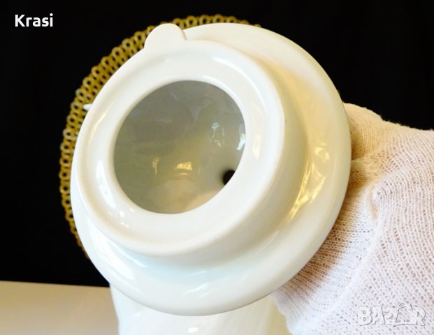 Кана баварски порцелан,злато,кобалт, снимка 6 - Антикварни и старинни предмети - 38407432