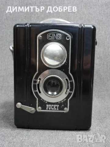 СТАР РЕТРО ФОТОАПАРАТ ISING PUCKY BAKELITE BOX CAMERA GERMANY, снимка 2 - Антикварни и старинни предмети - 55717879
