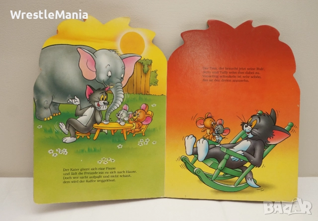 Vintage Колекционерска Книжка с твърди картонени корици на Tom & Jerry от 1990г , снимка 13 - Колекции - 52178519