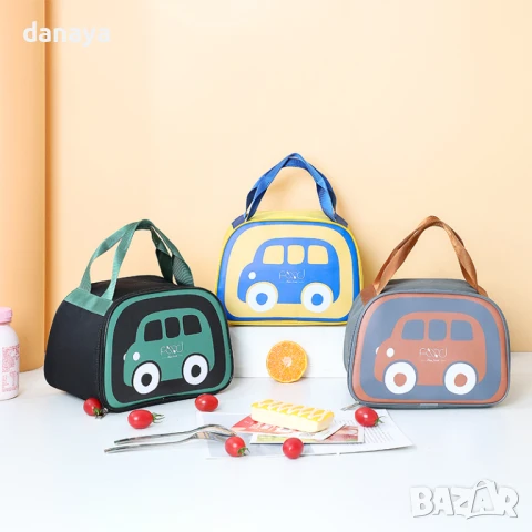 5902 Детска термо чанта за храна Количка, 23x16x16cm, снимка 4 - Кенгура и ранички - 50598538