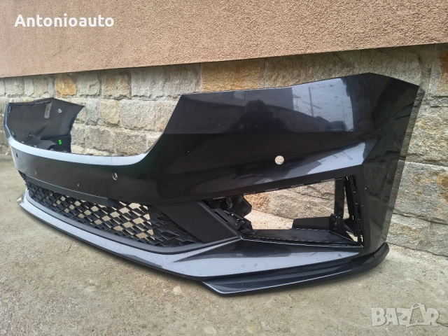 Предна броня Шкода Фабия 4 / Skoda Fabia 4 6VA807221, снимка 3 - Части - 52479946