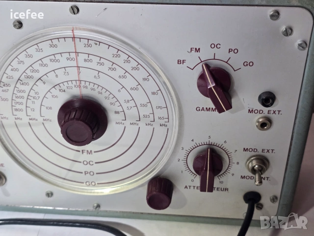 Eurelec 412 високочестотен сигнал генератор, снимка 5 - Друга електроника - 54318861