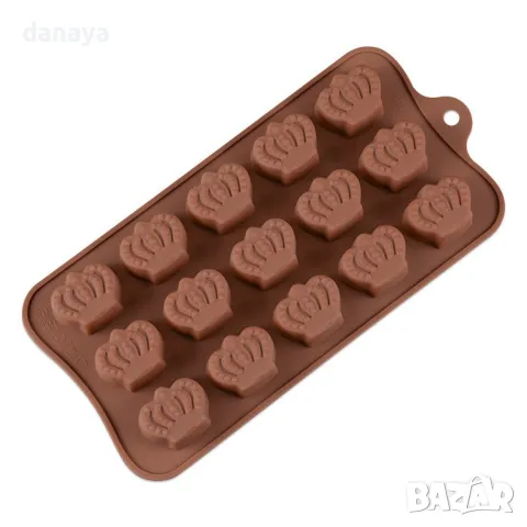 5845 Силиконова форма за бонбони и лед Корона