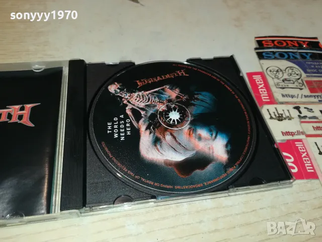 MEGADETH 2001 ORIGINAL CD 1804252028, снимка 4 - CD дискове - 49944880