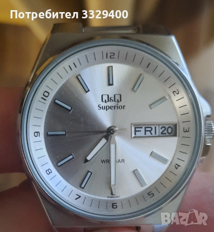 Q&Q-water resistant-мъжки часовник , снимка 8 - Мъжки - 54308853