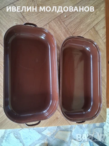 Емайлирани тави, снимка 7 - Съдове за готвене - 50637233