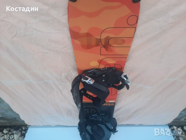 Сноуборд ELAN EXPLORE ROCKER 145см, с автомати, снимка 4 - Зимни спортове - 52235383