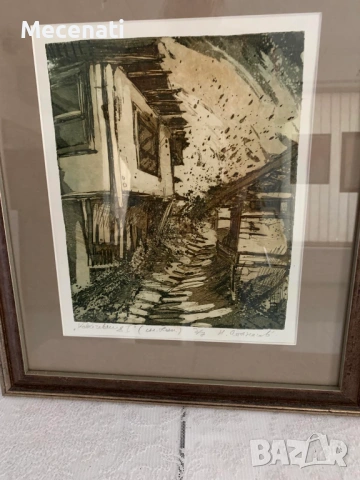 НИКОЛАЙ АТАНАСОВ смесена техника , снимка 2 - Картини - 53112604