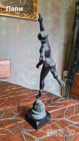 Статуетка на Хермес (Меркурий), снимка 2 - Статуетки - 44633959