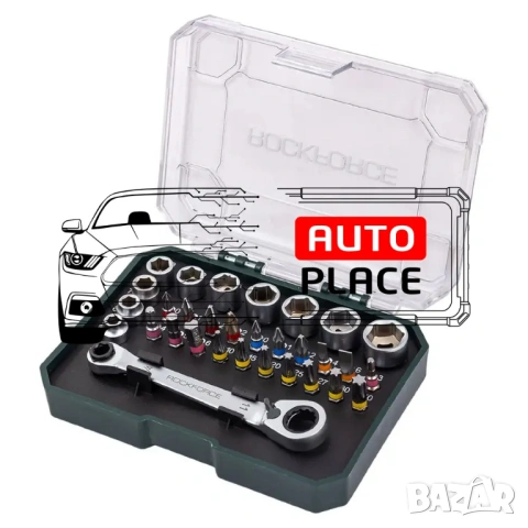 Мини гедоре 31 части 1/4“ RockForce