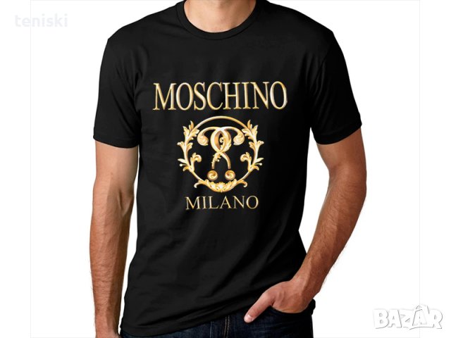  Мъжка тениска MOSCHINO 5 модела всички размери , снимка 4 - Тениски - 28402771