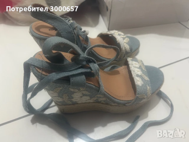 Дамски сандали платформи, снимка 2 - Сандали - 50803550