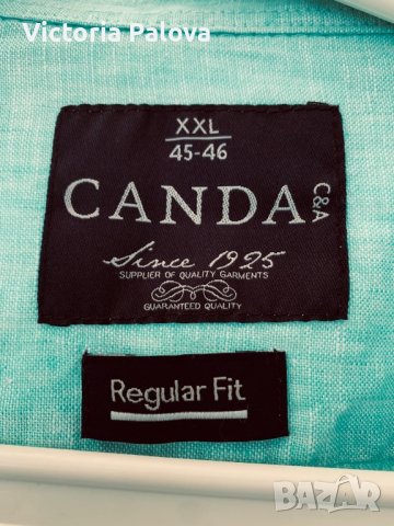 Красива ленена риза, снимка 6 - Ризи - 37387779