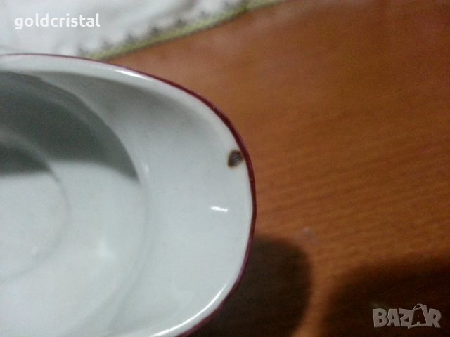 Стар български порцелан сосиера, снимка 7 - Антикварни и старинни предмети - 44232420