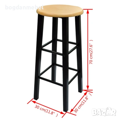 Комплект за хранене с висока маса и столове , снимка 6 - Маси - 53172096