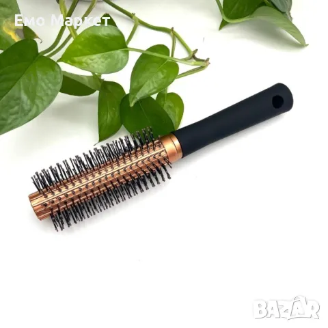 Антистатична кръгла четка за оформяне на къдрици, снимка 5 - Аксесоари за коса - 49512431