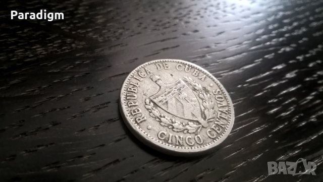 Монета - Куба - 5 центавос | 1963г., снимка 2 - Нумизматика и бонистика - 31793677