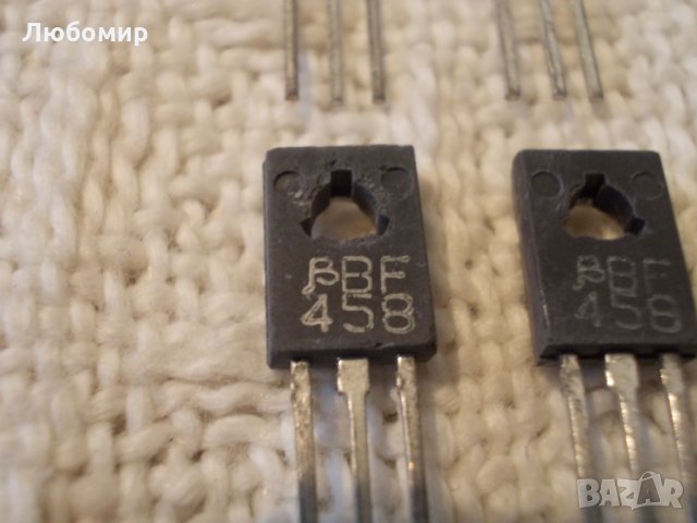 Транзистор BF 458, снимка 2 - Друга електроника - 35195582
