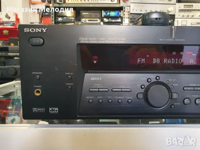 Ресийвър SONY STR-DE875 Две по 100 вата. Има оригинално дистанционно., снимка 3 - Ресийвъри, усилватели, смесителни пултове - 48504697