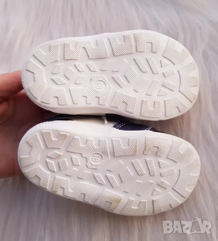 Бебешки обувки за прохождане естествена кожа Univerzál №18, снимка 10 - Бебешки обувки - 49421714