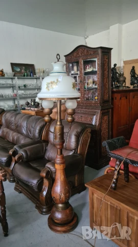 масивен уникален лампион -полилей, снимка 2 - Антикварни и старинни предмети - 50700709