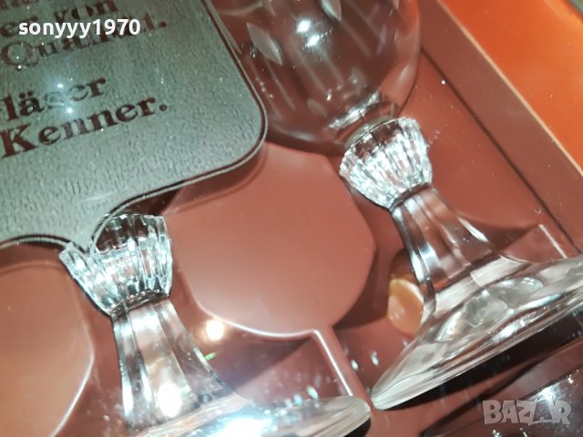 ЧАШИ НЕМСКИ 6БР ОТ ГЕРМАНИЯ-КРИСТАЛ 0702231620, снимка 3 - Антикварни и старинни предмети - 39591666